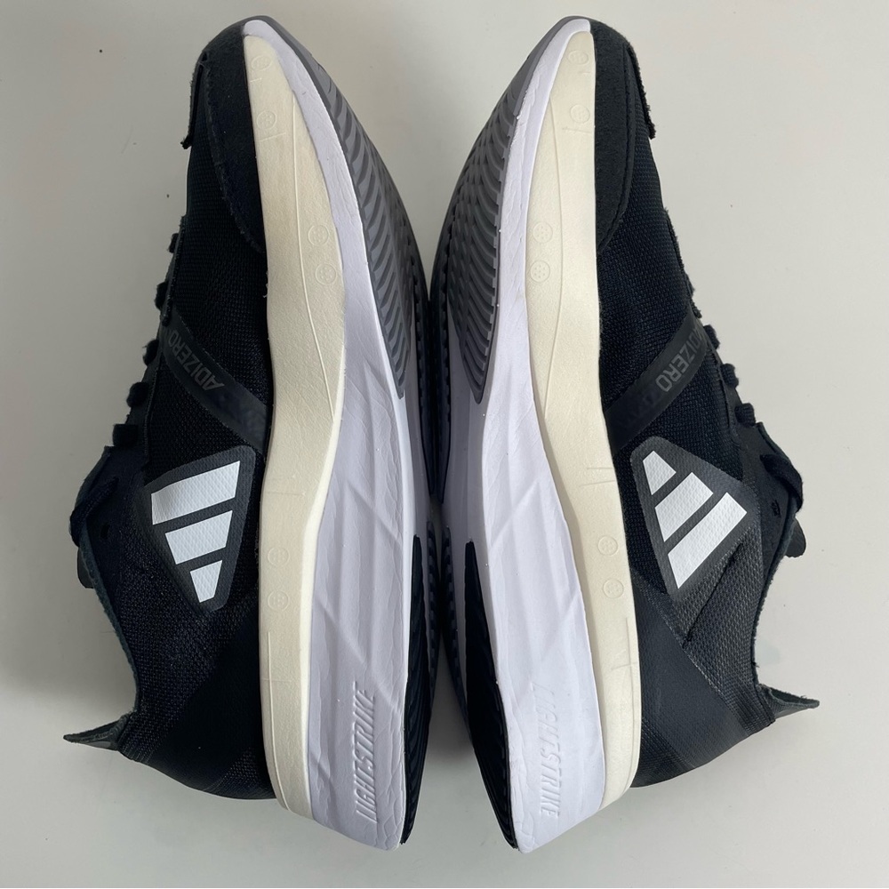 adidas Black White Women's Running Sneakers - Picture 8 of 14